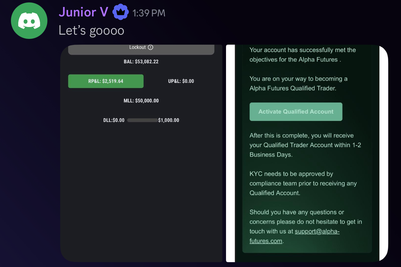 Junior V testimonial screenshot