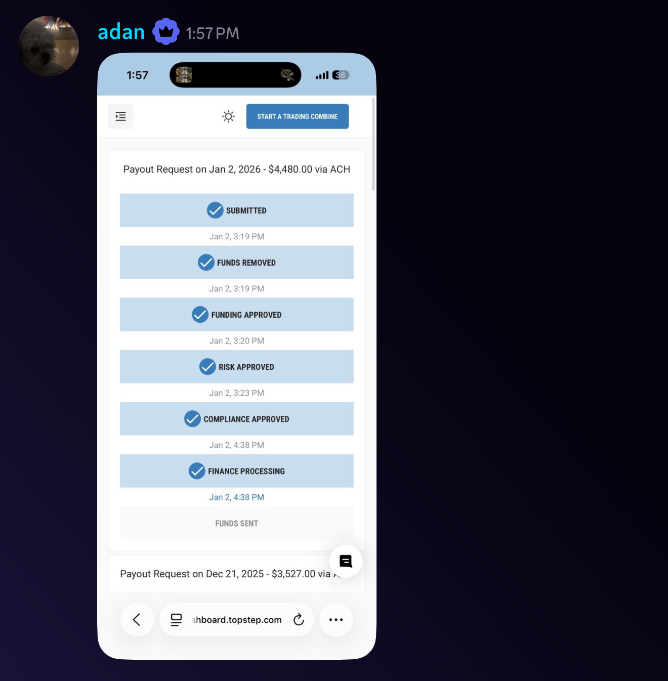 adan testimonial screenshot