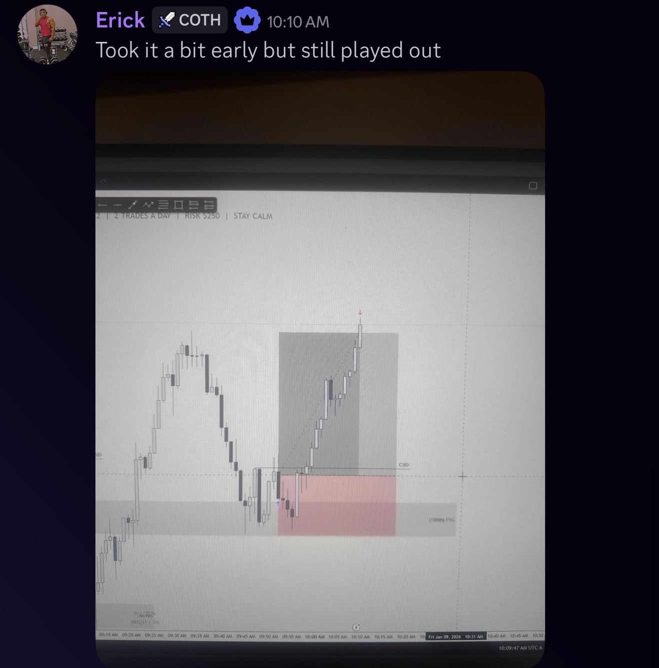 Erick testimonial screenshot