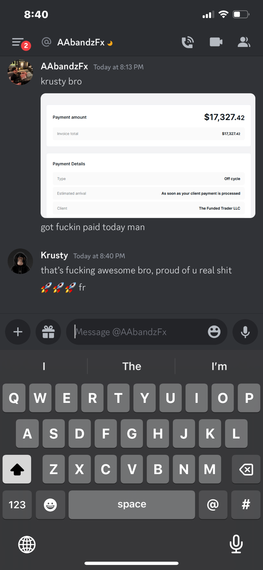AAbandzFx testimonial screenshot