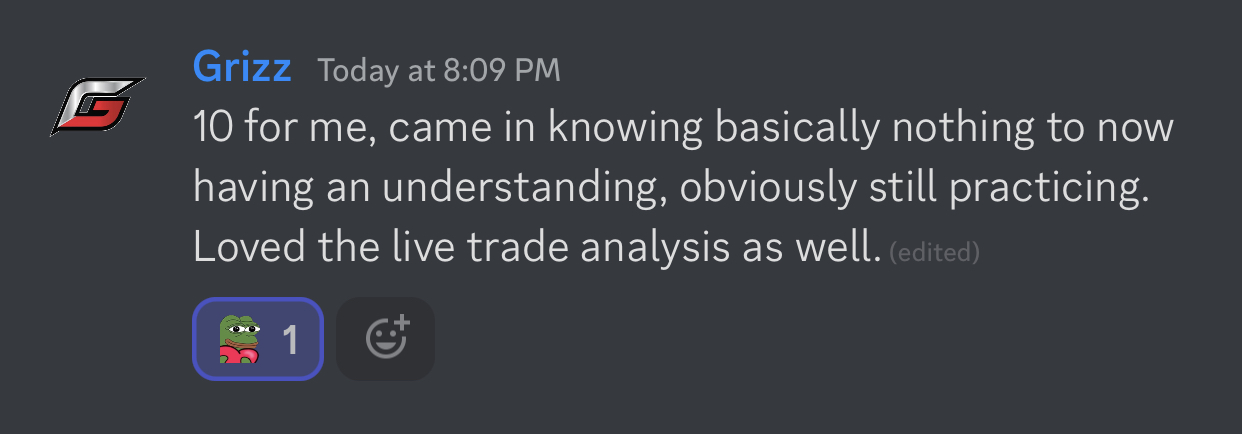 Grizz testimonial screenshot