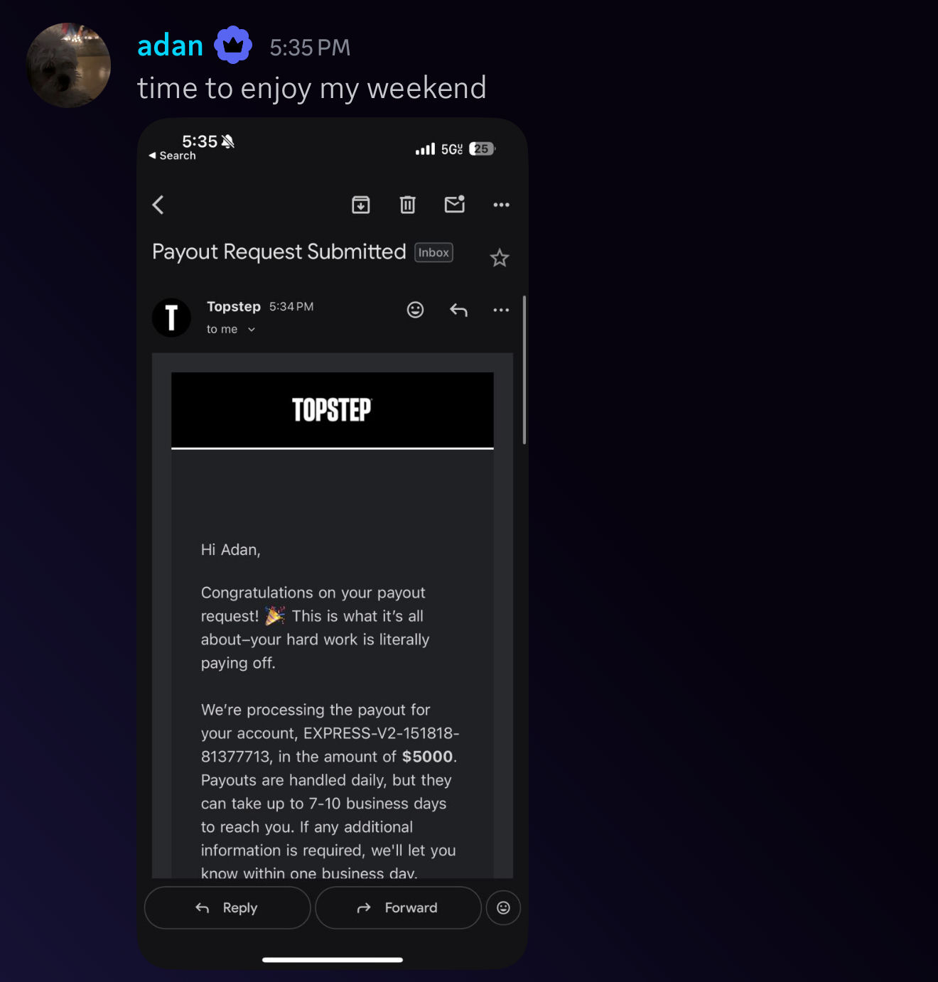 adan testimonial screenshot