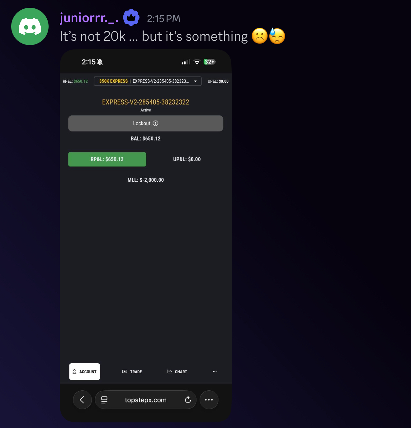 juniorrr._. testimonial screenshot