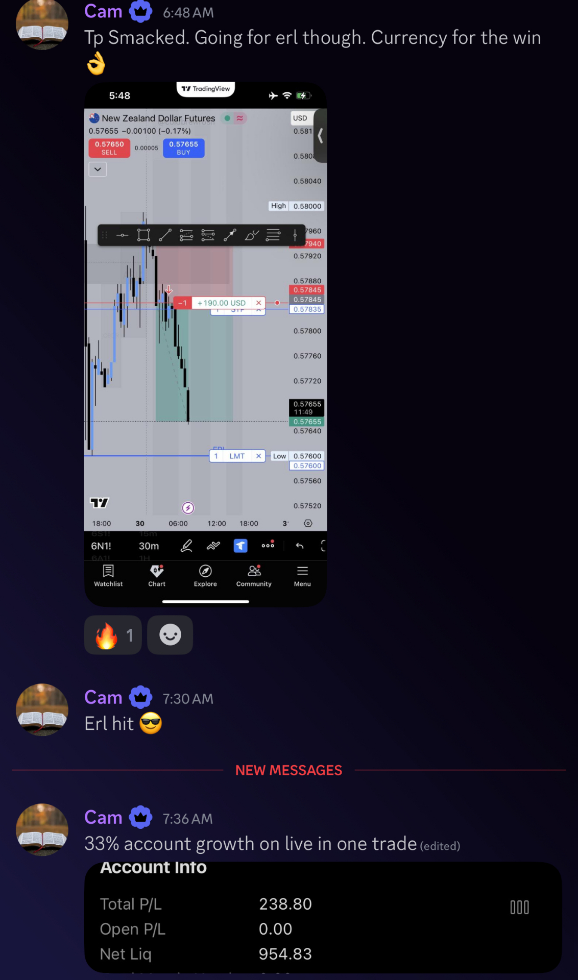 Cam testimonial screenshot