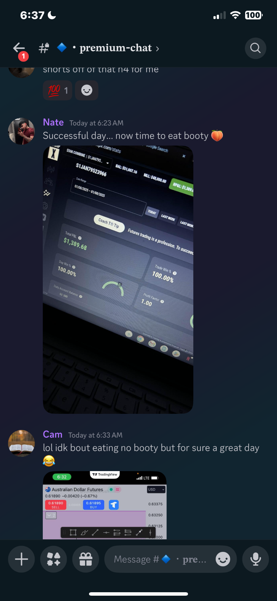 Nate testimonial screenshot