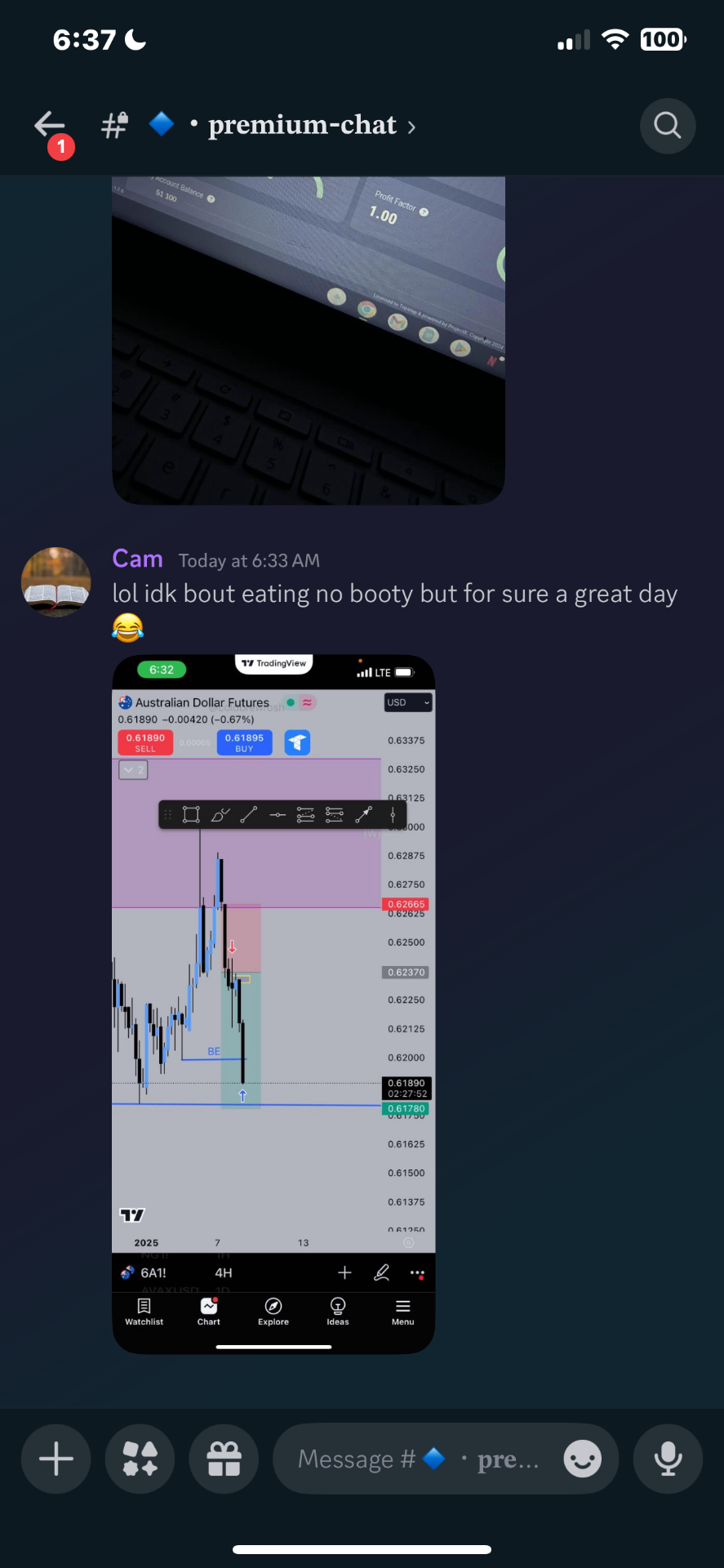 Cam testimonial screenshot