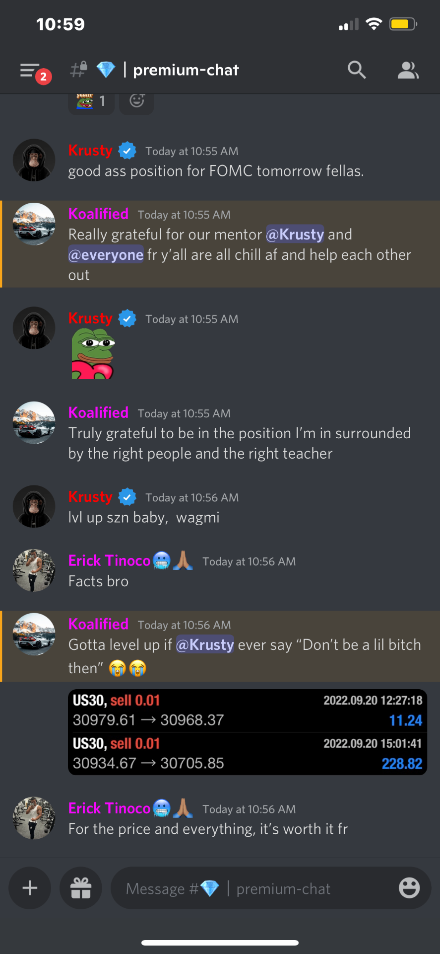 Koalified testimonial screenshot
